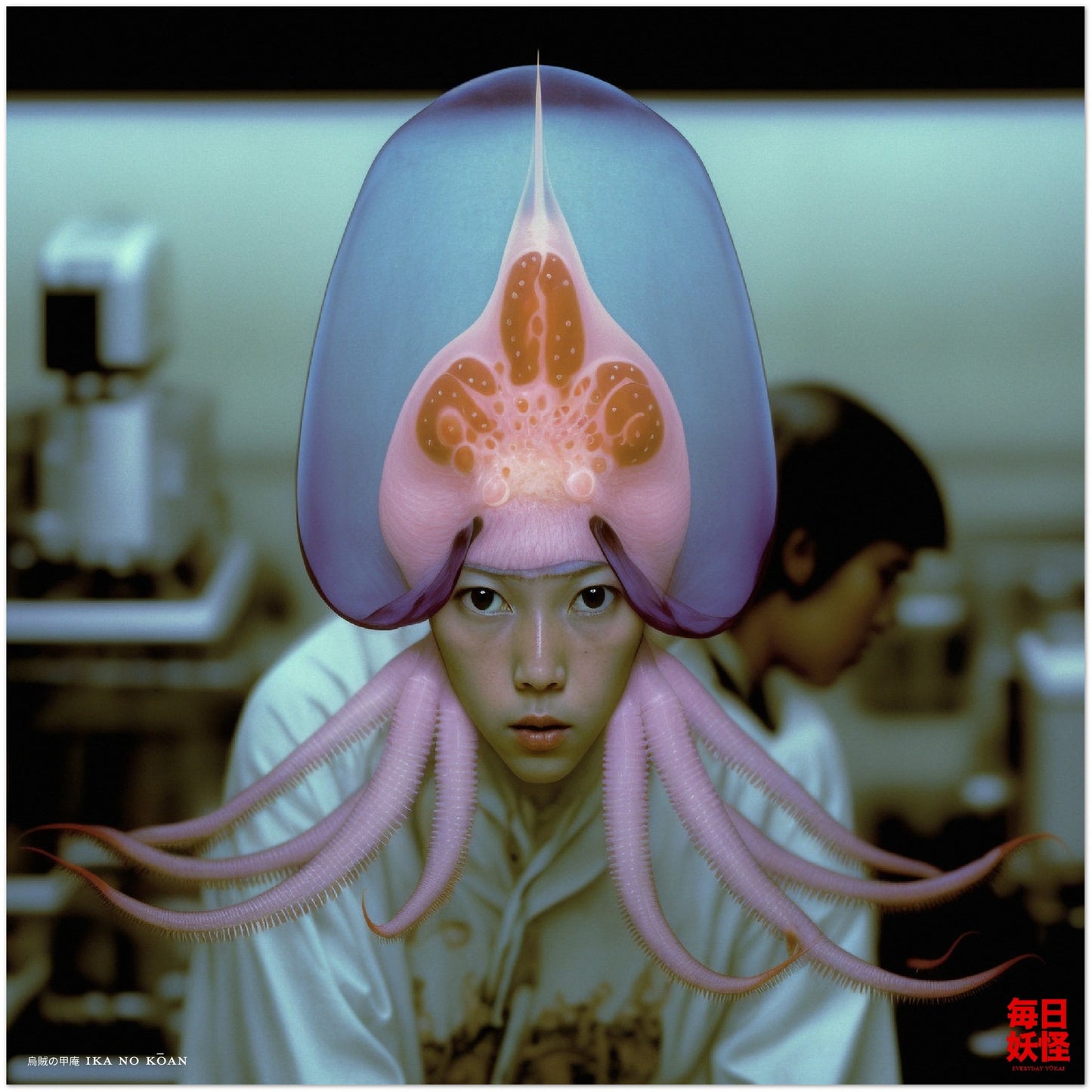烏賊の甲庵 (Ika No Kōan) Premium Matte Paper Poster