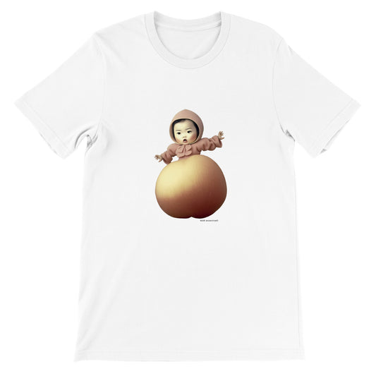 桃太郎 (Momotarō) Premium Unisex Crewneck T-shirt Light Colors