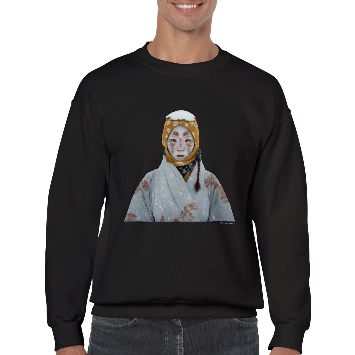 雪女 (Yuki-onna) Classic Unisex Crewneck Sweatshirt Dark Colors