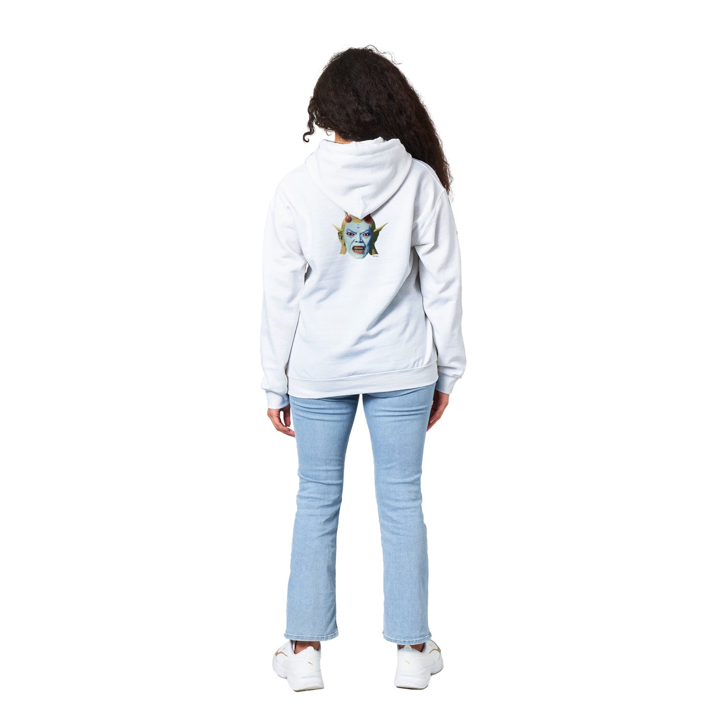 鬼女 (Kijo) Classic Unisex Pullover Hoodie Light Colors