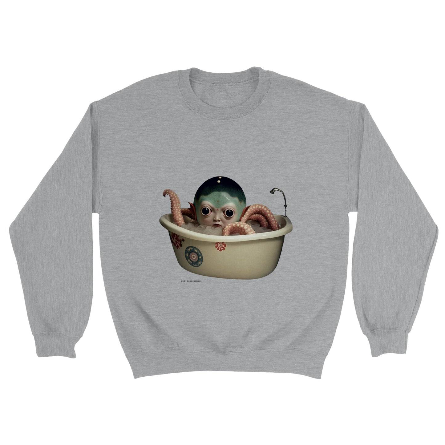 蛸女房 (Tako nyōbō) Classic Unisex Crewneck Sweatshirt Light Colors