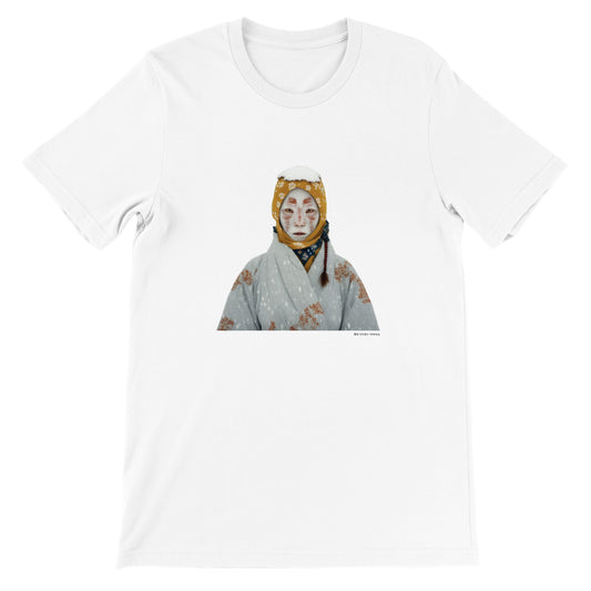 雪女 (Yuki-onna) Premium Unisex Crewneck T-shirt Light Colors