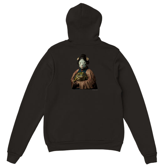 蛙女房 (Kaeru nyōbō) Classic Unisex Pullover Hoodie Dark Colors