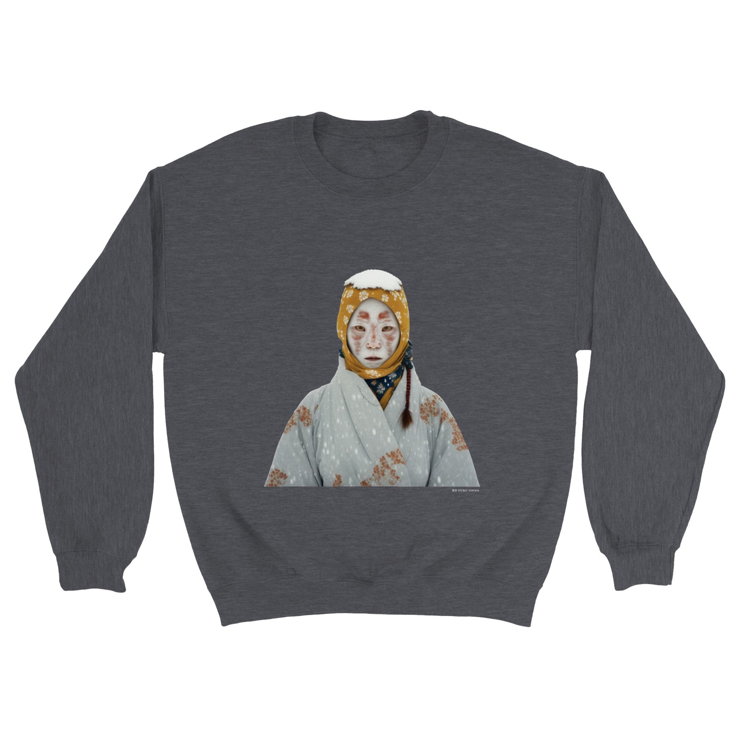 雪女 (Yuki-onna) Classic Unisex Crewneck Sweatshirt Dark Colors