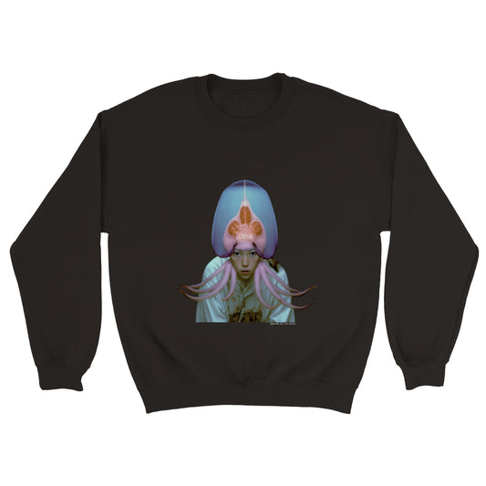 烏賊の甲庵 (Ika No Kōan) Classic Unisex Crewneck Sweatshirt Dark Colors