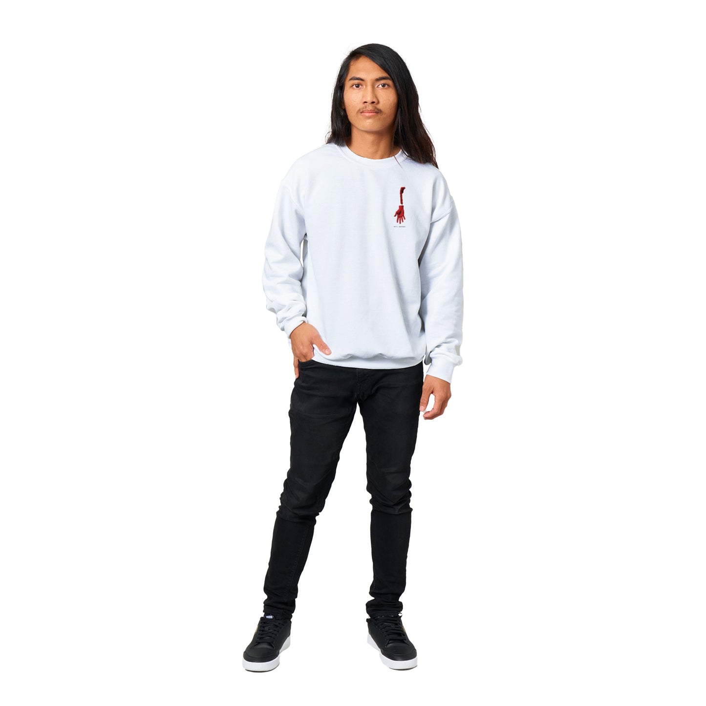 あかてこ (Akateko) Classic Unisex Crewneck Sweatshirt Light Colors