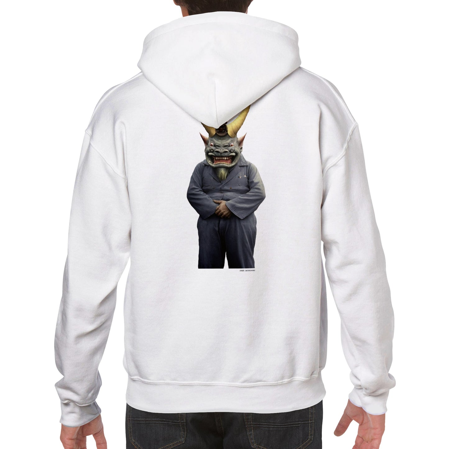 方相氏 (Hōsōshi) Classic Unisex Pullover Hoodie Light Colors