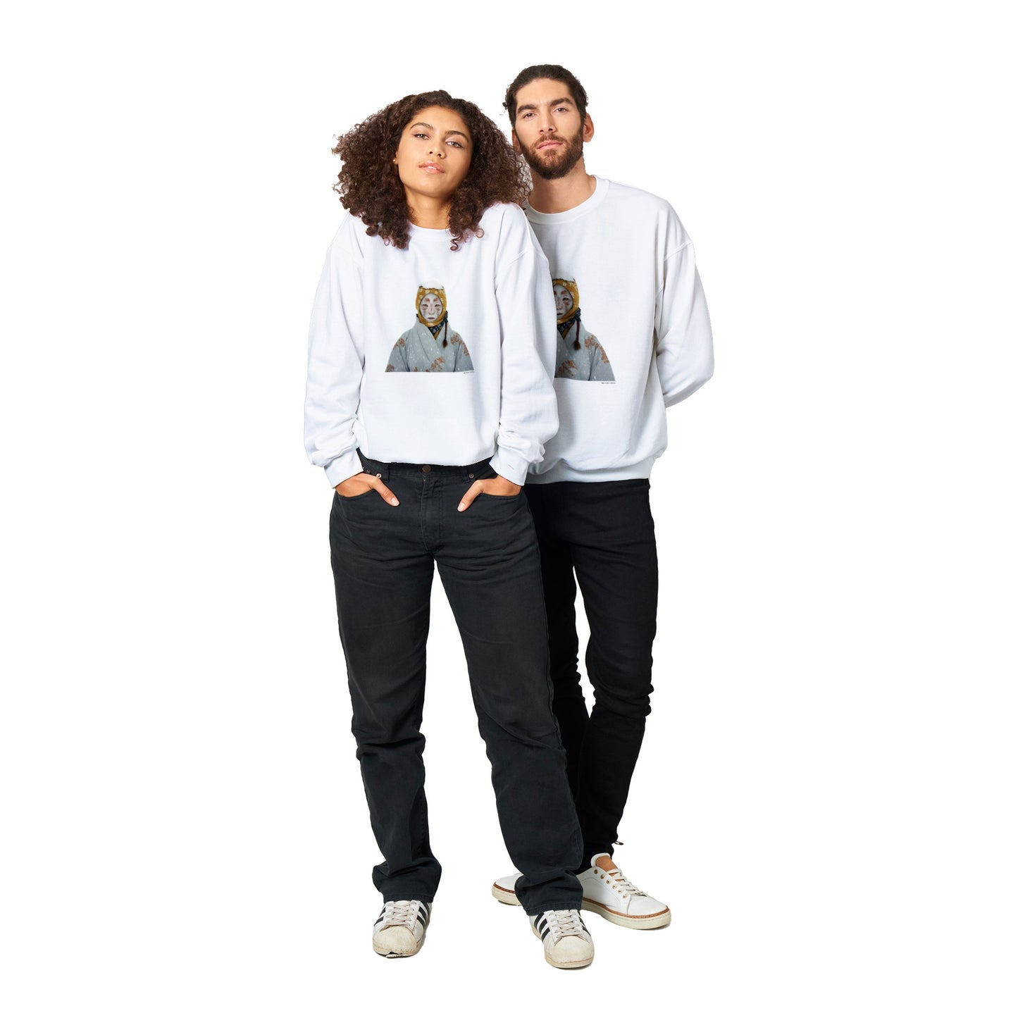 雪女 (Yuki-onna) Classic Unisex Crewneck Sweatshirt Light Colors