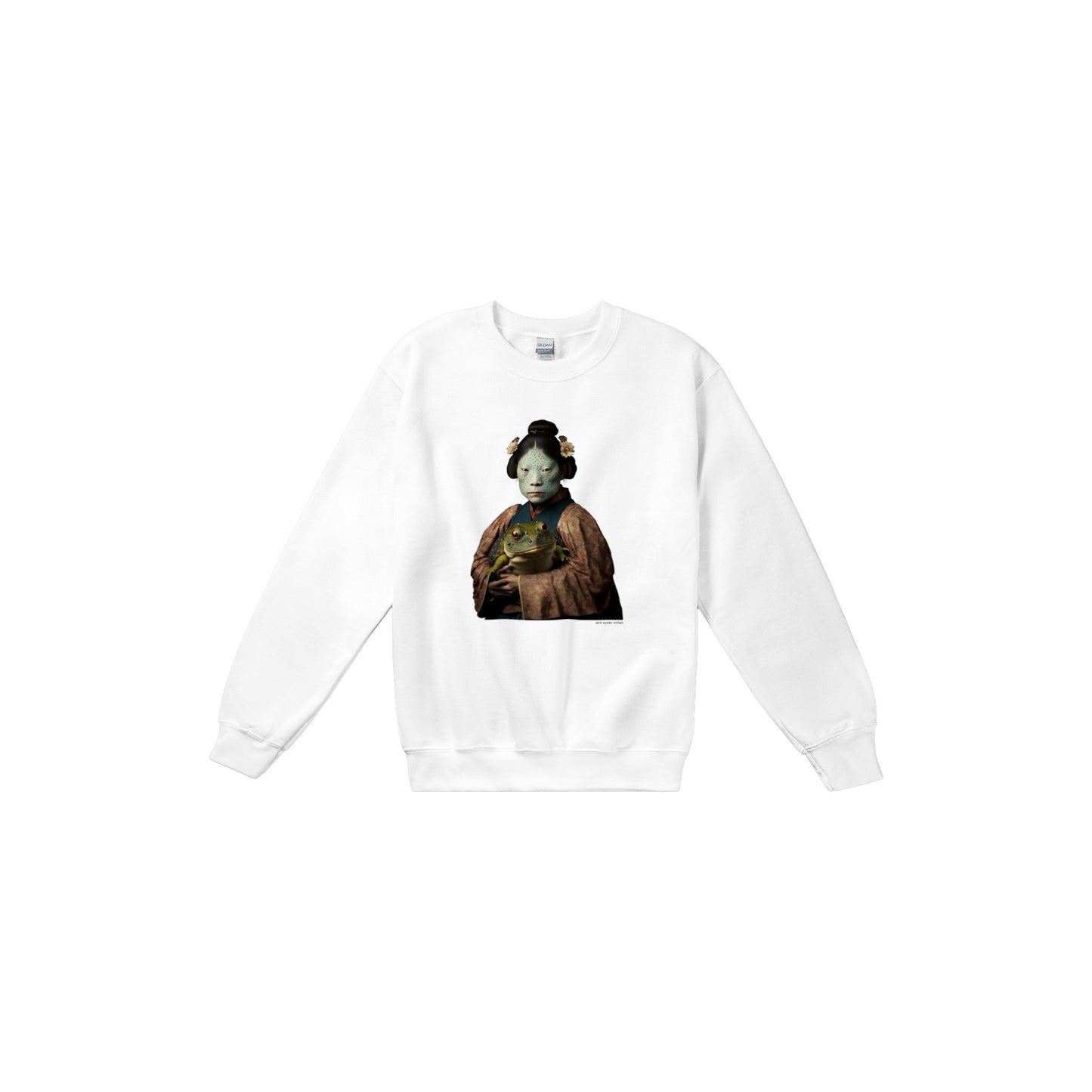 蛙女房 (Kaeru nyōbō) Classic Unisex Crewneck Sweatshirt Light Colors