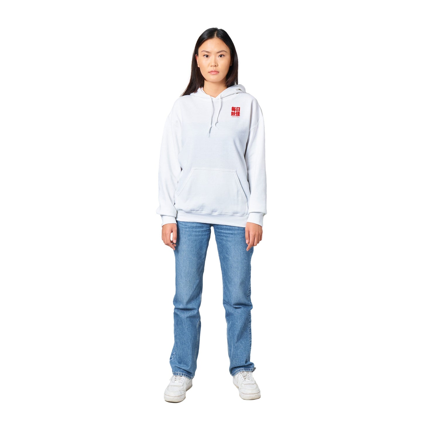 蛙女房 (Kaeru nyōbō) Classic Unisex Pullover Hoodie Light Colors