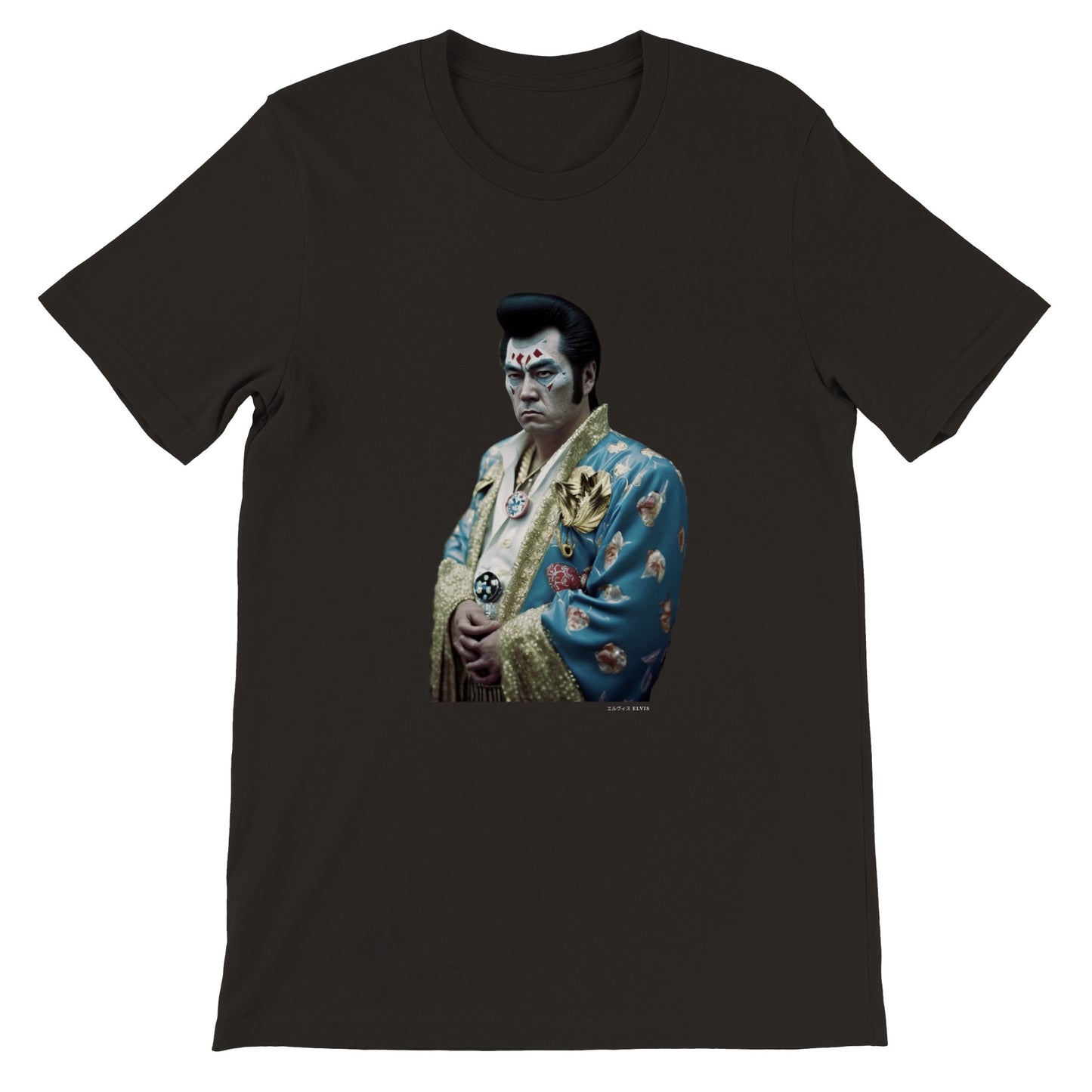 エルヴィス (Elvis) Premium Unisex Crewneck T-shirt Dark Colors