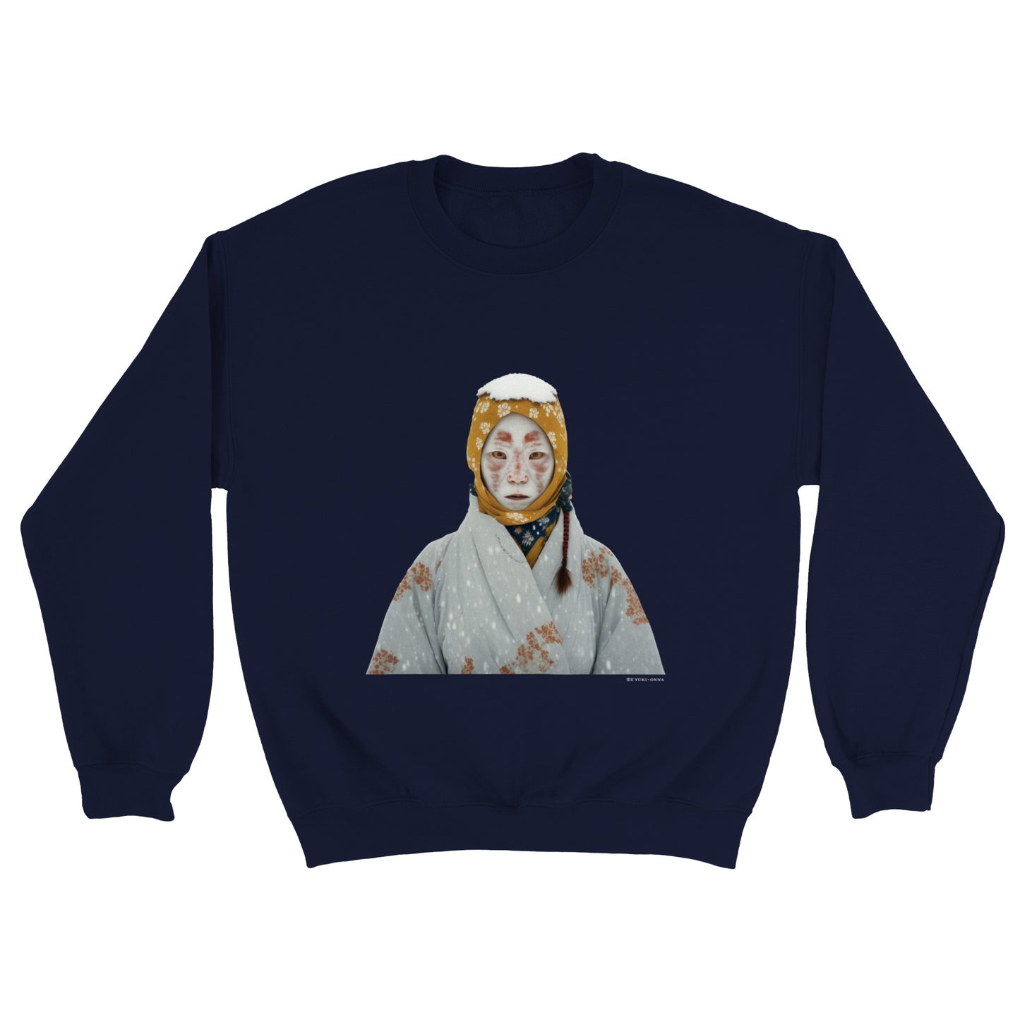 雪女 (Yuki-onna) Classic Unisex Crewneck Sweatshirt Dark Colors