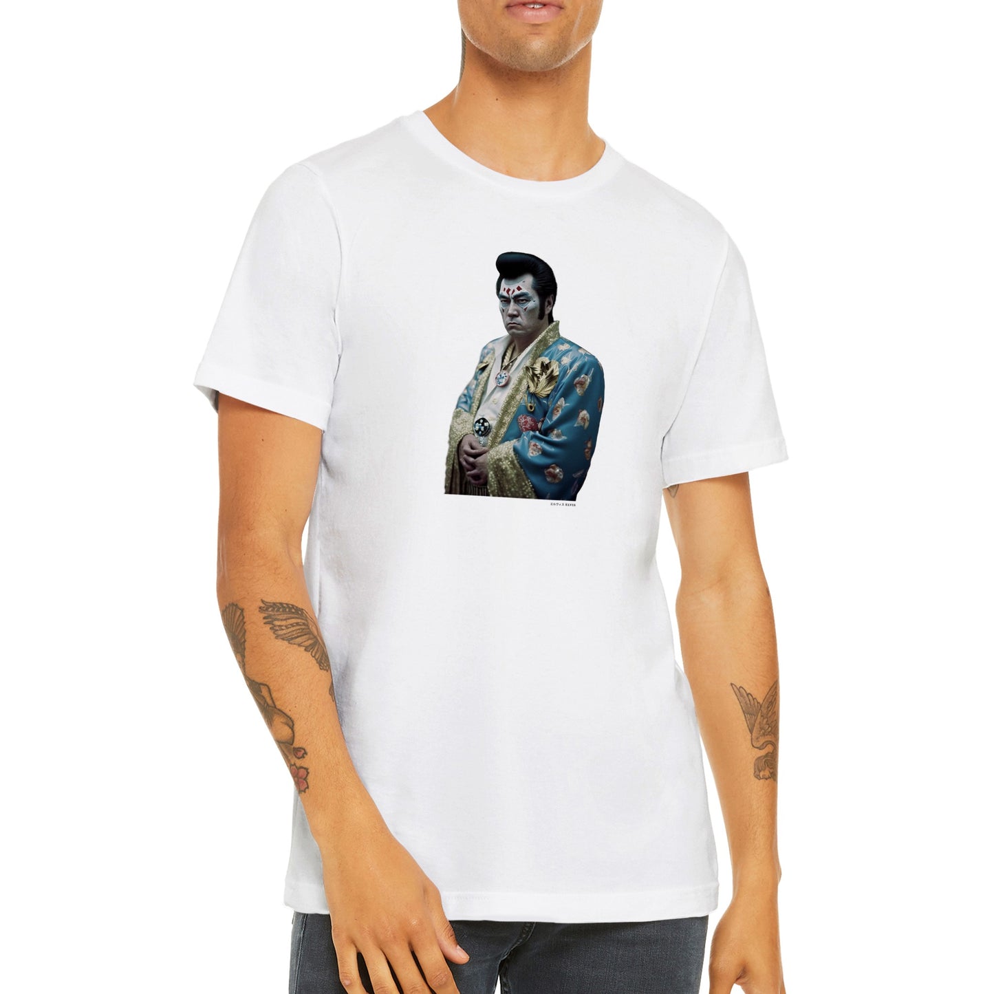 エルヴィス (Elvis) Premium Unisex Crewneck T-shirt Light Colors