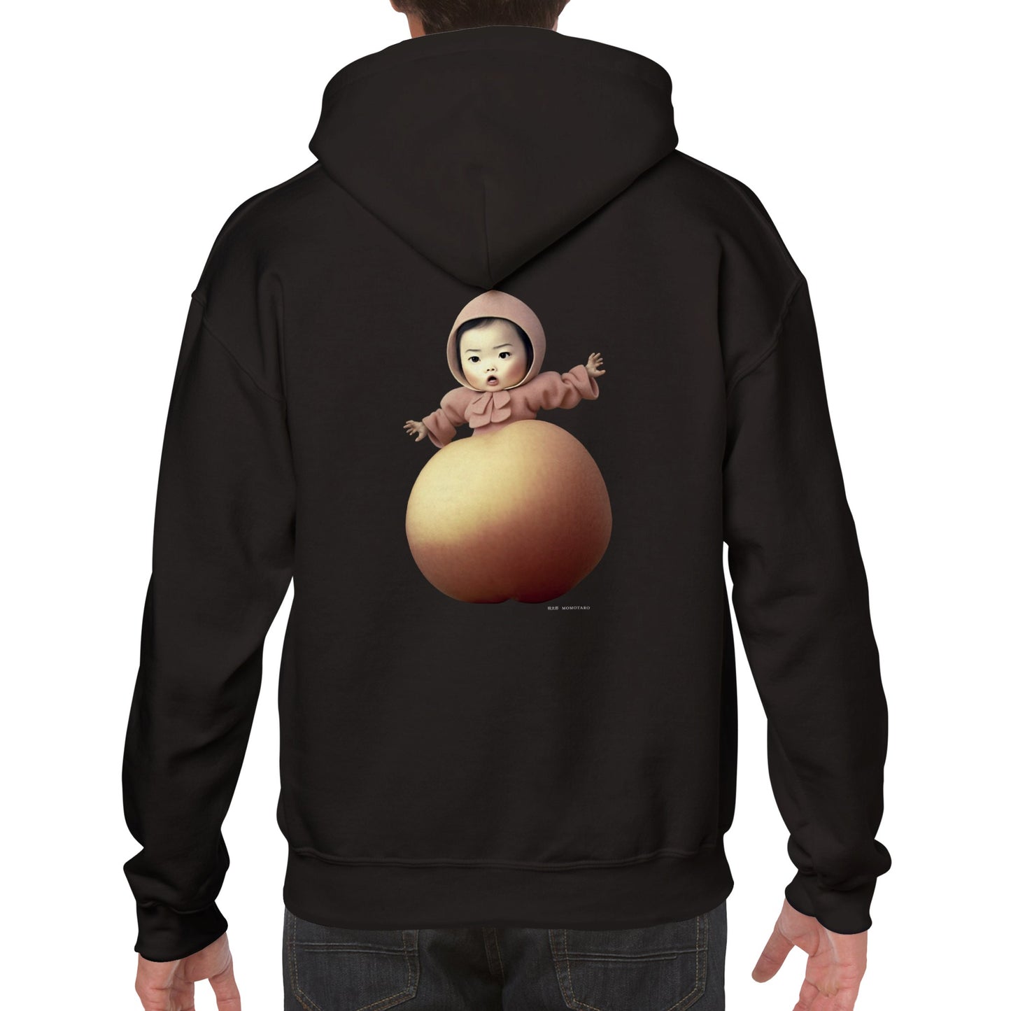 桃太郎 (Momotarō) Classic Unisex Pullover Hoodie Dark Colors