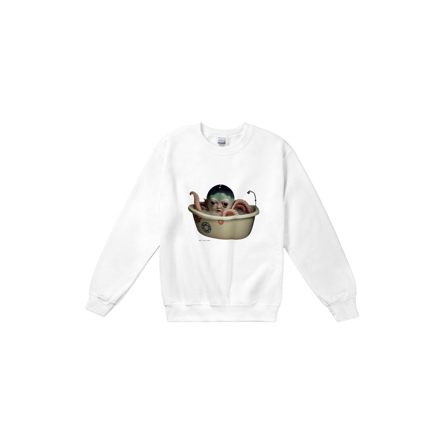 蛸女房 (Tako nyōbō) Classic Unisex Crewneck Sweatshirt Light Colors