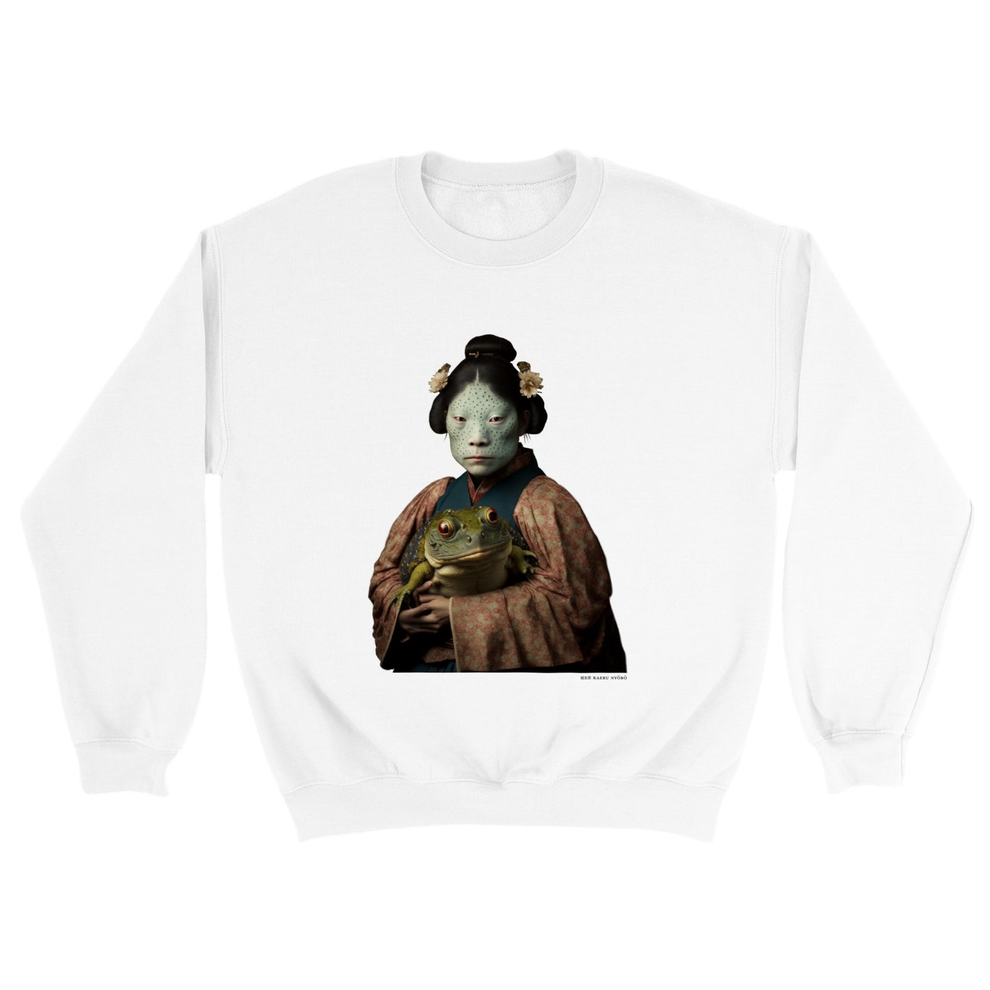 蛙女房 (Kaeru nyōbō) Classic Unisex Crewneck Sweatshirt Light Colors