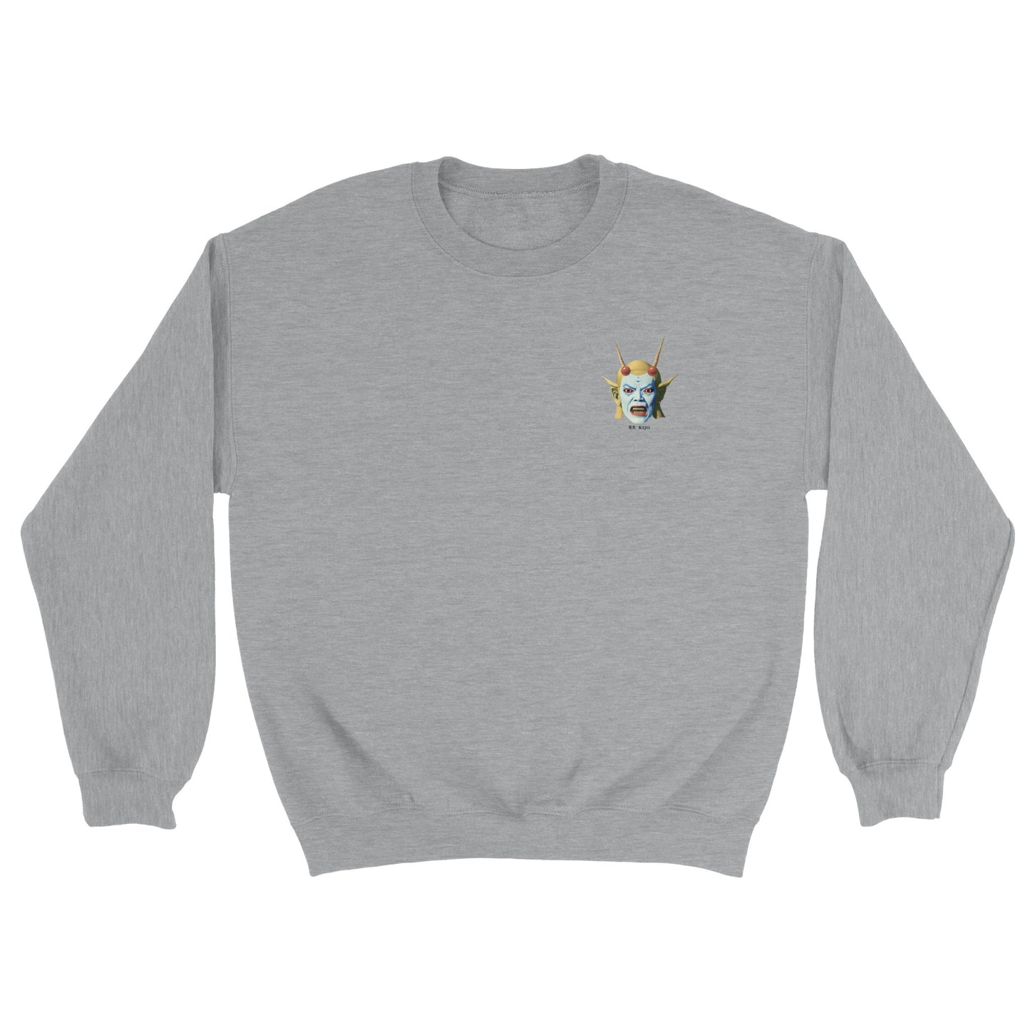 鬼女 (Kijo) Classic Unisex Crewneck Sweatshirt Light Colors