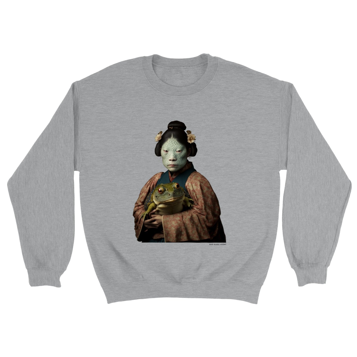 蛙女房 (Kaeru nyōbō) Classic Unisex Crewneck Sweatshirt Light Colors