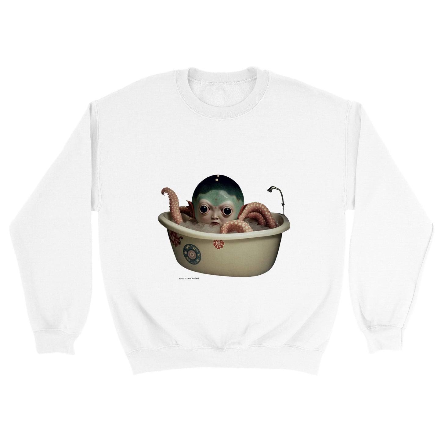 蛸女房 (Tako nyōbō) Classic Unisex Crewneck Sweatshirt Light Colors