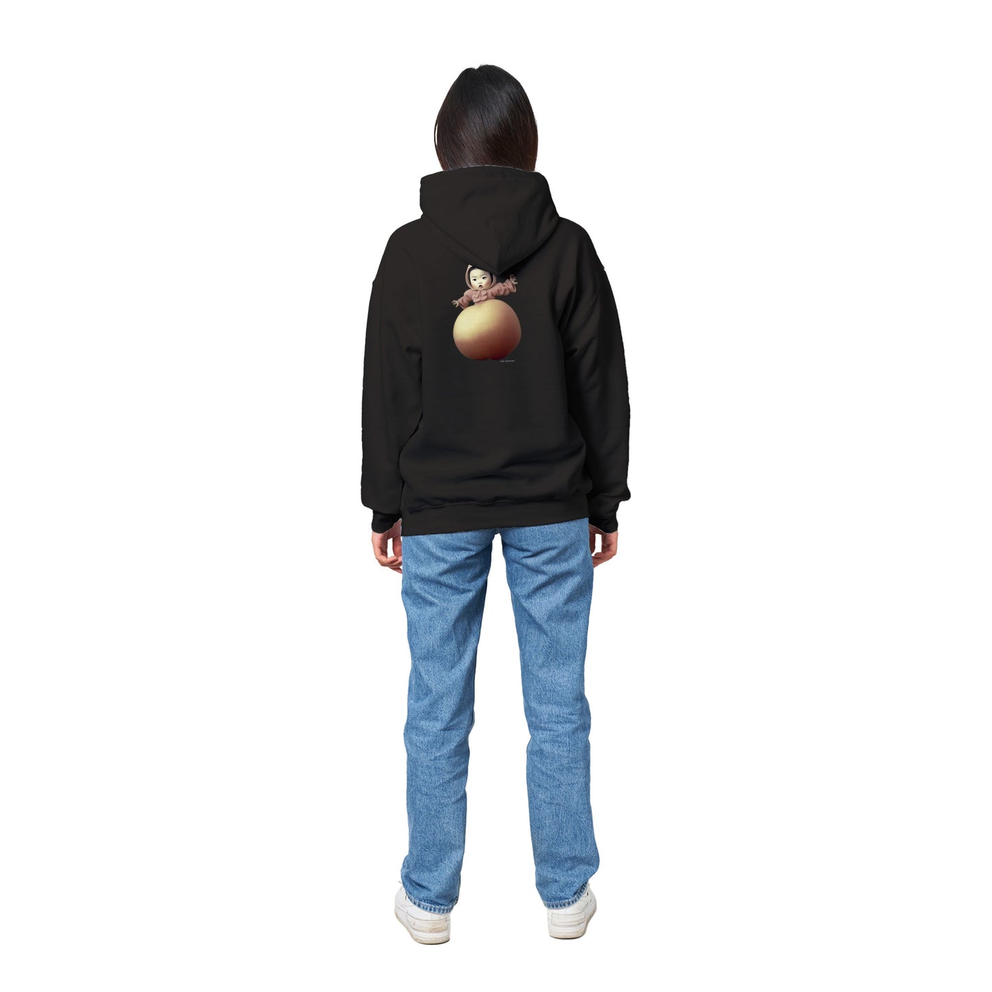 桃太郎 (Momotarō) Classic Unisex Pullover Hoodie Dark Colors