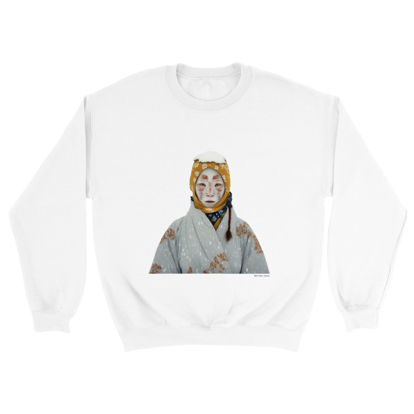 雪女 (Yuki-onna) Classic Unisex Crewneck Sweatshirt Light Colors